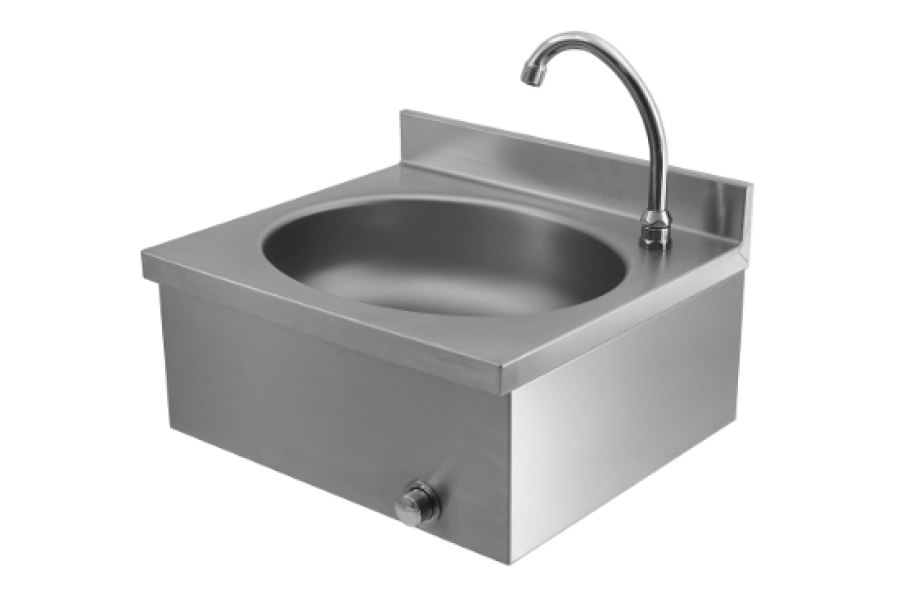 Washbasin with knee operated water 450x400