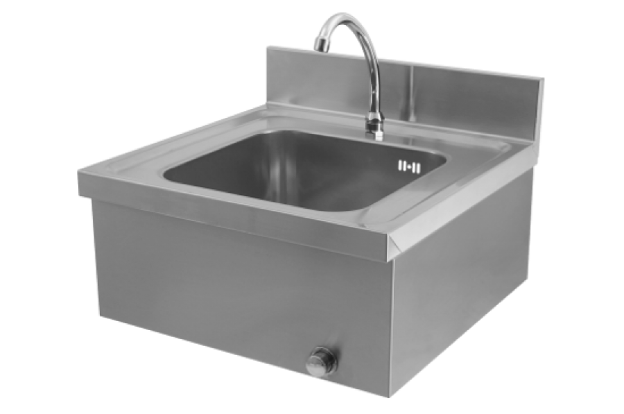 Washbasin with knee operated water 500x500